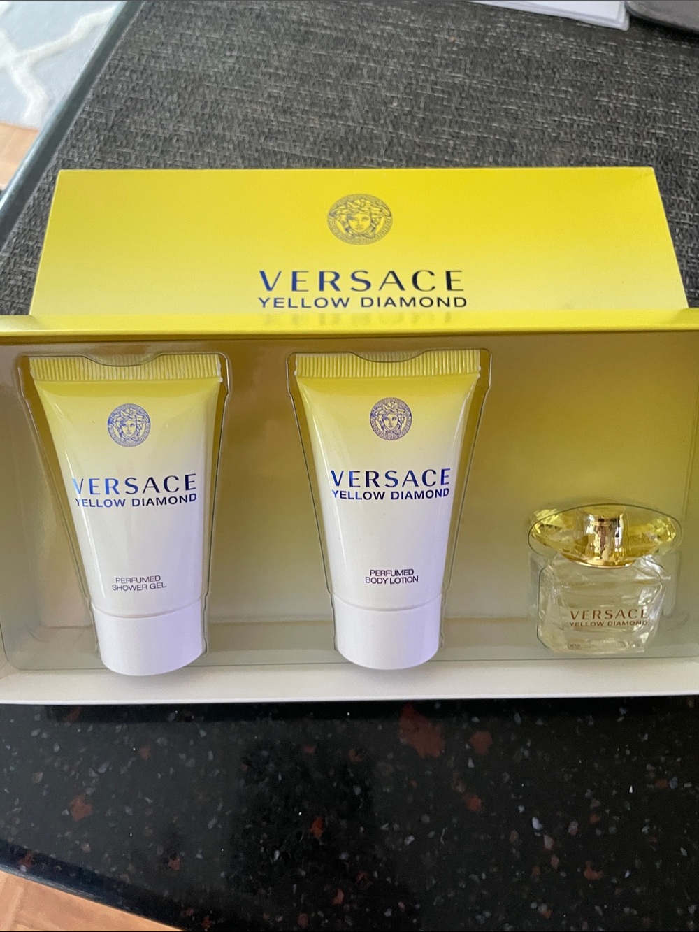 Versace Yellow Diamond Gift Set - Yellow & Gold Accents - Picture 2 of 3